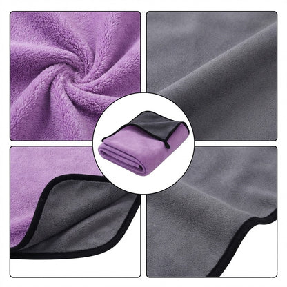 Professional High-Density Coral Velvet Ultra-Absorbent Detailing Cloth